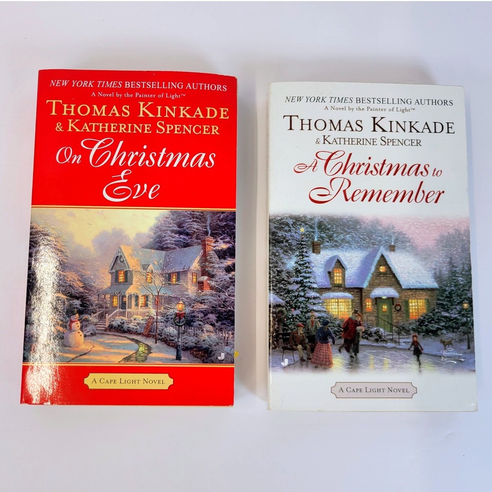 Thomas Kinkade Cape Light Lot of 2Books Christmas